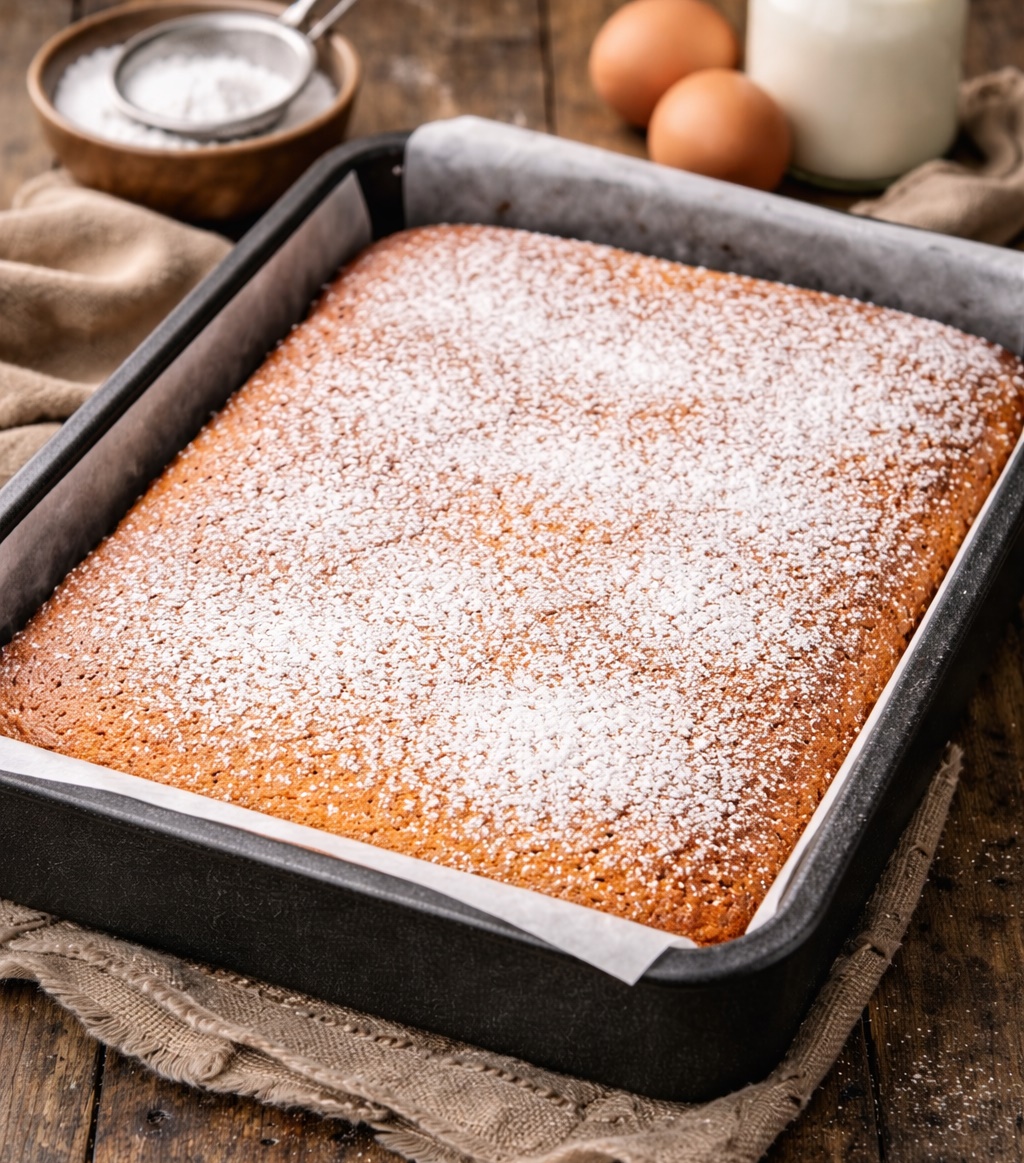 Prajitura turnata cu iaurt - masurata cu paharul