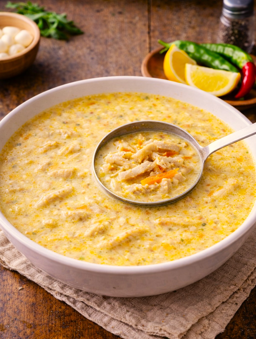 Ciorba de burta traditionala romaneasca - cremoasa si usor acrisoara