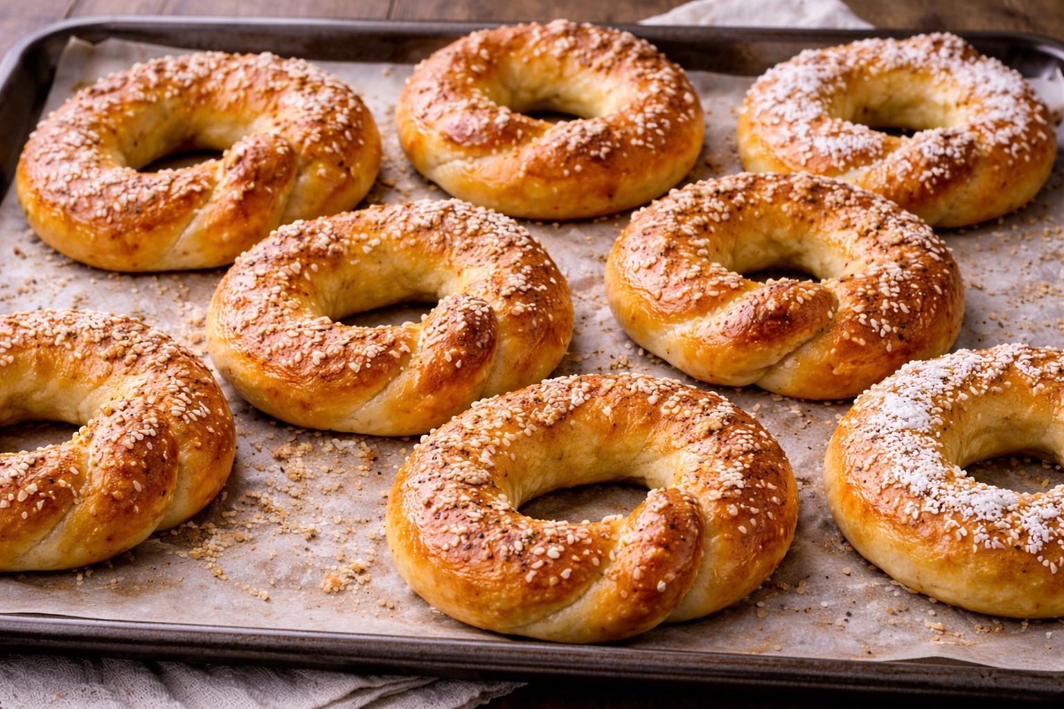 Covrigi polonezi dulci (insiropati)