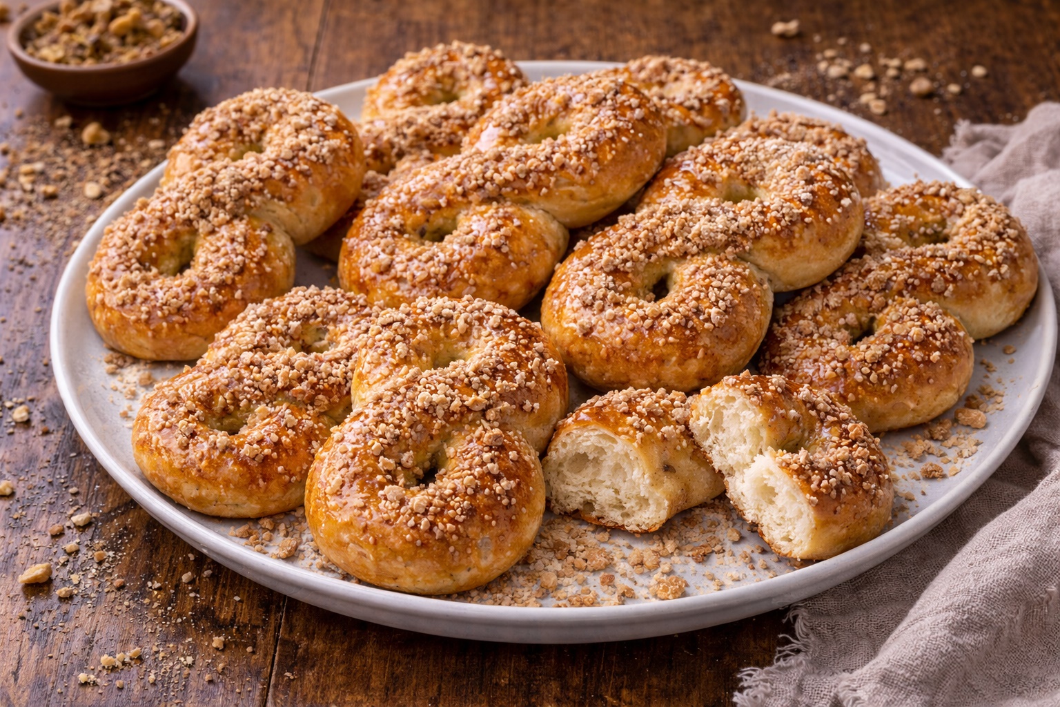 Mucenici de post moldovenesti - copti, insiropati si pufosi