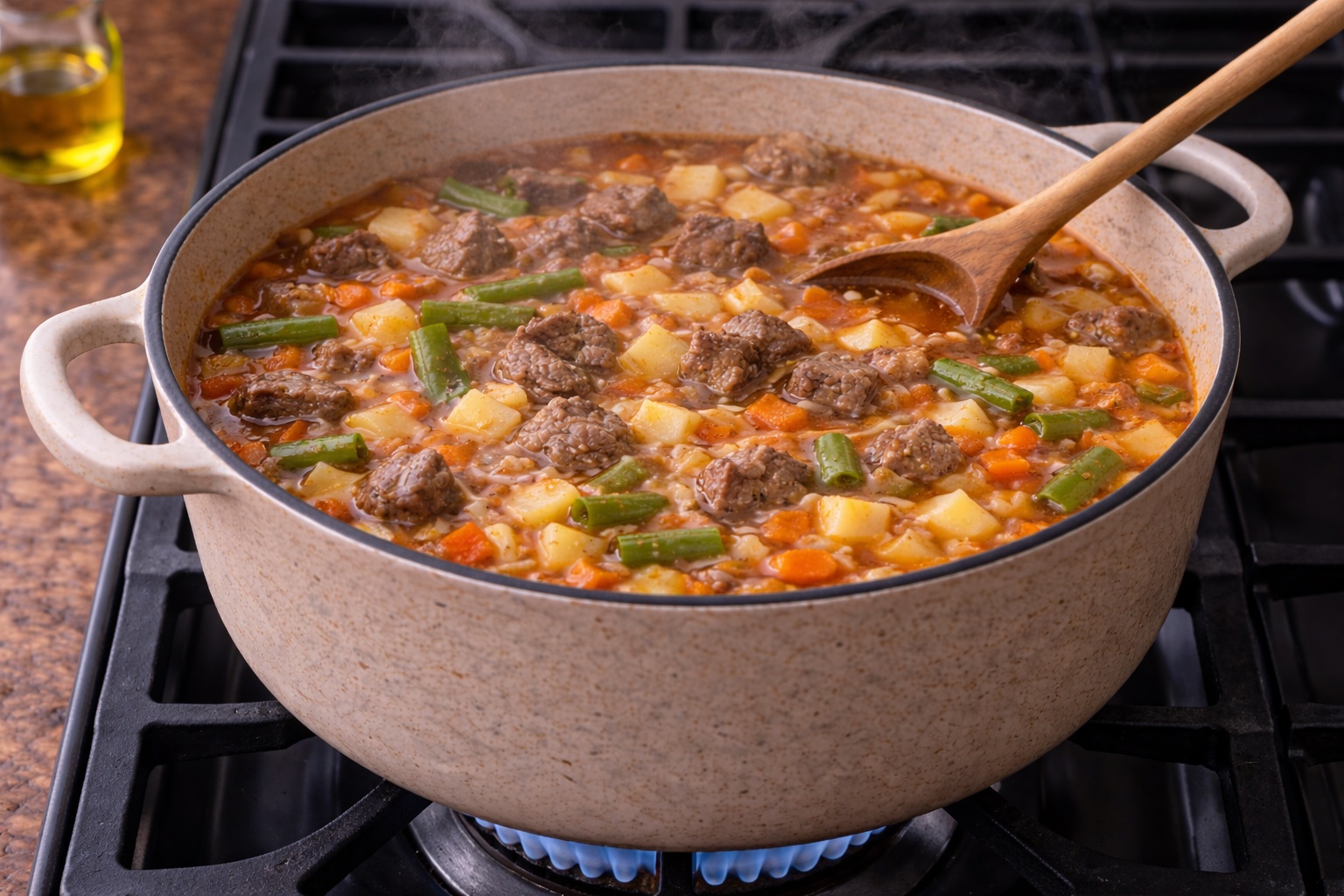 Ciorbita de vacuta cu legume - o mancare satioasa