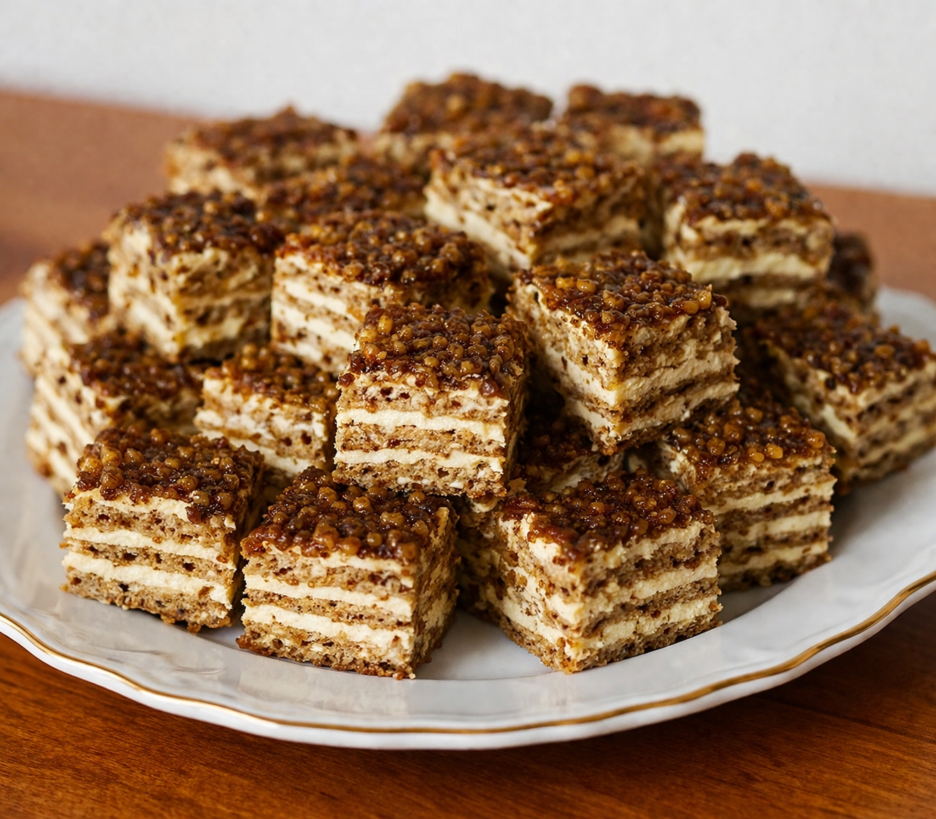 Prajitura cu nuca - reteta de casa