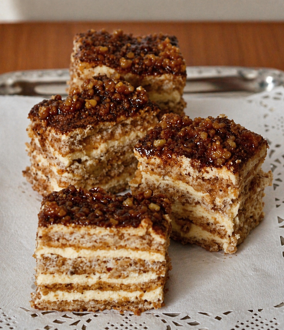 Prajitura cu nuca - reteta de casa