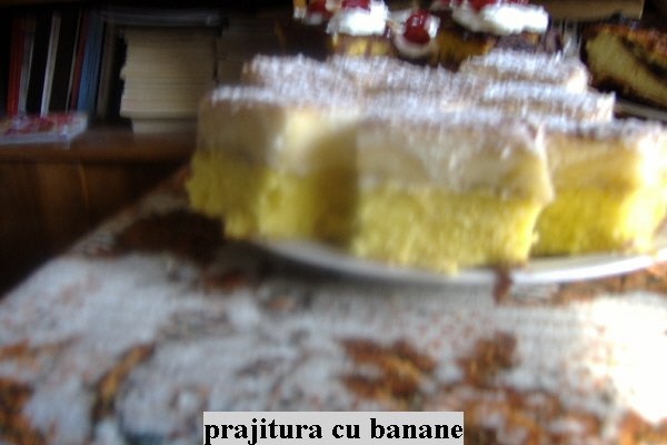 Prajitura cu Banane