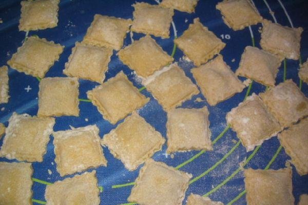 Raviolii cu Crema de Nuci