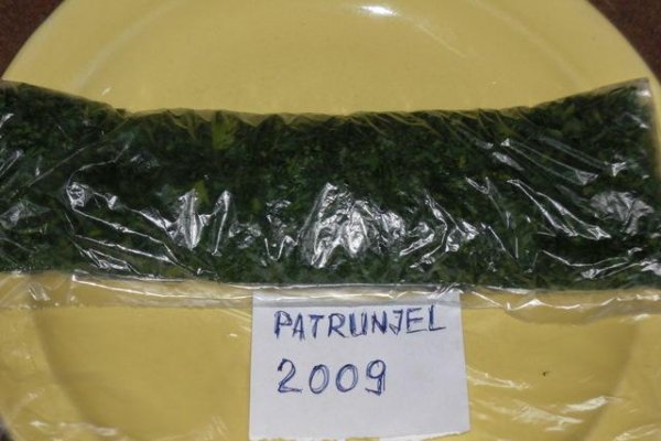 Patrunjel Verde, Frunze, Conservate Pentru Iarna