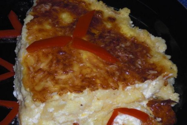 Mamaliga Pripita cu Branza, la Cuptor