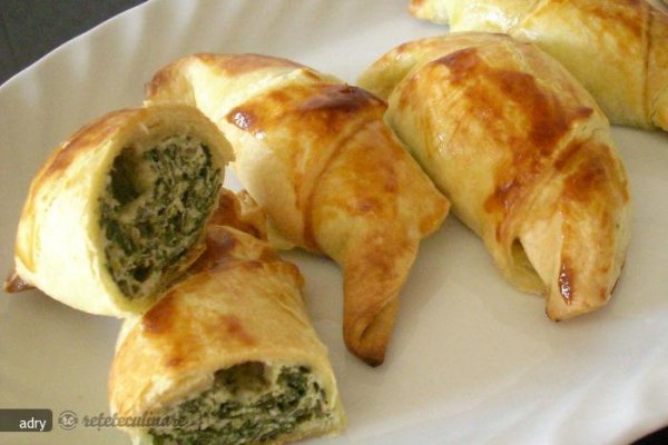 Cornulete cu Spanac si Ricotta