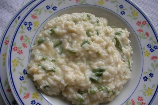 Orez cu fasole verde si brinza Gorgonzola