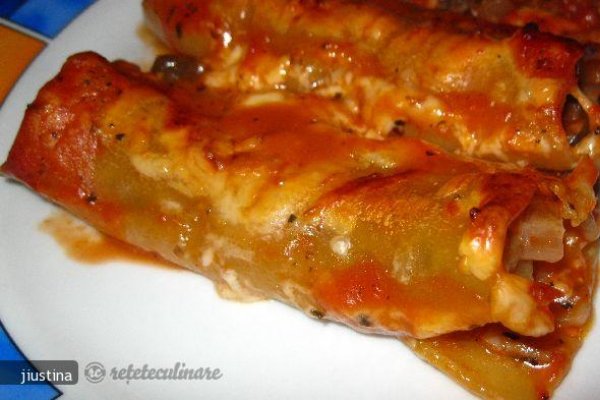 Cannelloni cu Ciuperci