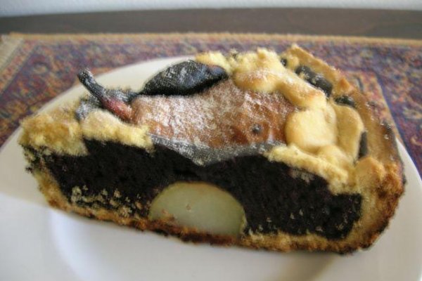 Crostata/tarta cu Umplutura de Cacao si Pere