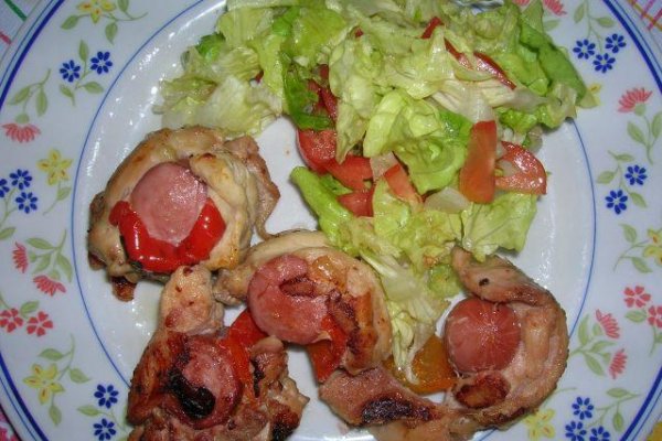 Rulouri de Carne cu Carnat