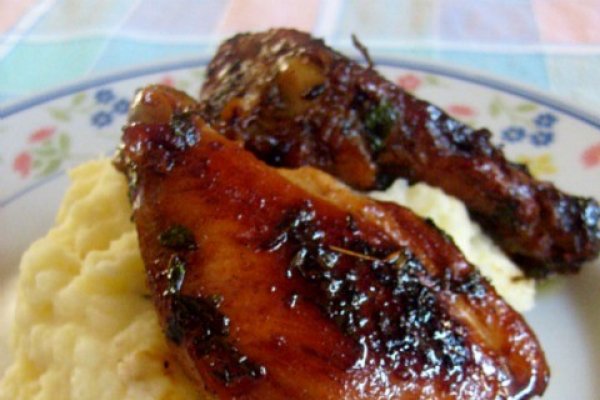 Pui Lipicios cu Lamiie (sticky Lemon Chicken)