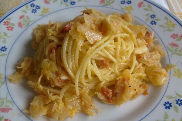 Carbonara (Spaghete) cu Varza