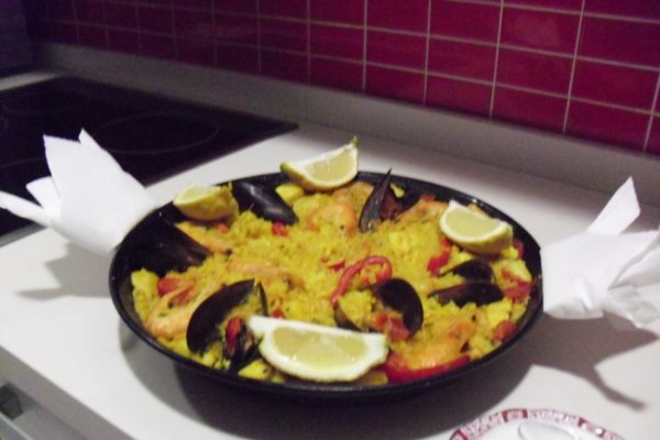 Paella cu Fructe de Mare