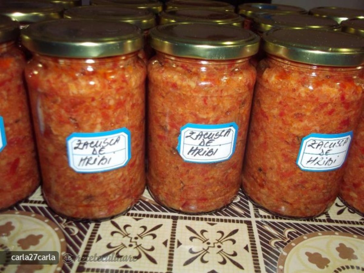 Zacusca de Hribe | Conserve, muraturi | Reteteculinare.RO