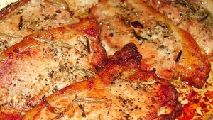 Cotlet de Porc cu Rozmarin, la Cuptor
