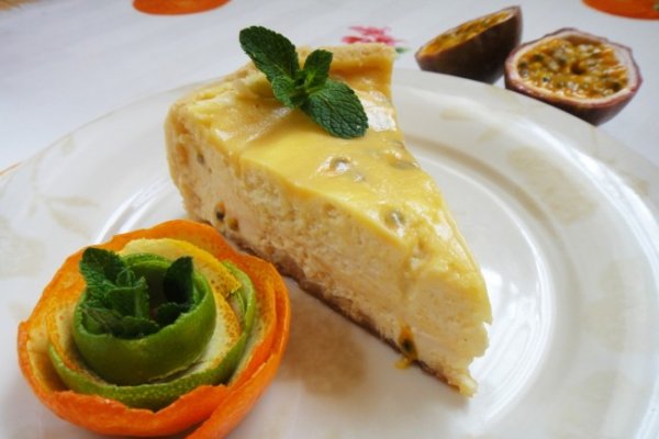 Cheesecake cu Mango, Fructul Pasiunii si Suc de Citrice