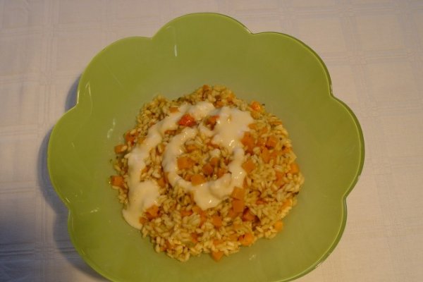 Risotto cu Dovleac si Crema de Parmezan