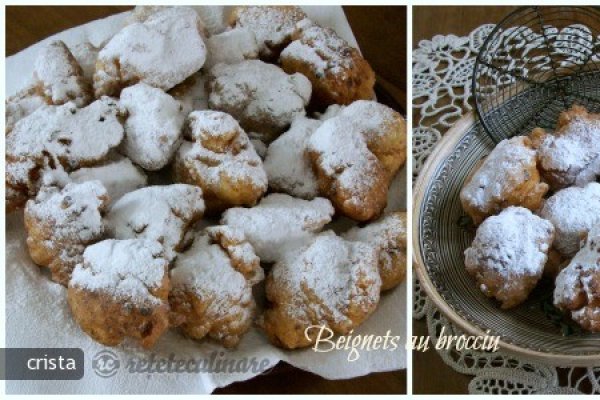 Beignets Corse au Brocciu (gogosi cu Urda ca in Corsica)