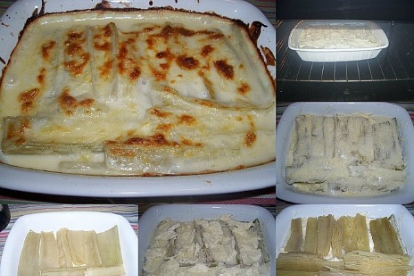 Cardon Gratinat cu Mozzarella si Sos Bechamel