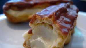 Eclere cu Crema de Vanilie