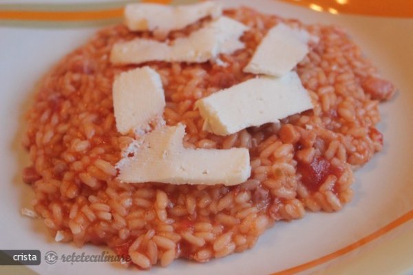 Risotto cu Rosii si Brinza Quartirolo