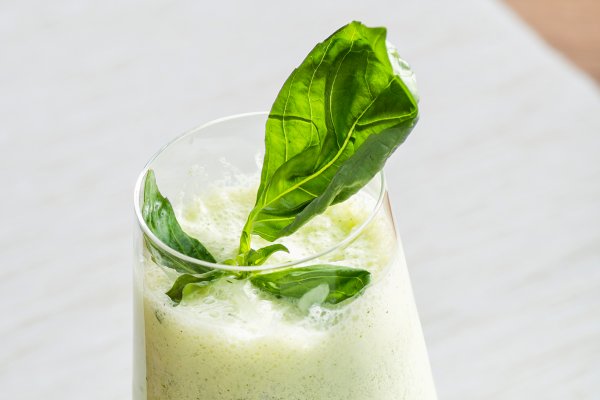 Lime & Busuioc Milkshake