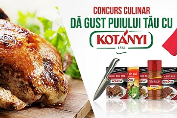 Concurs - Da gust puiului tau cu Kotanyi