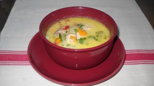Ciorba de pui a la grec