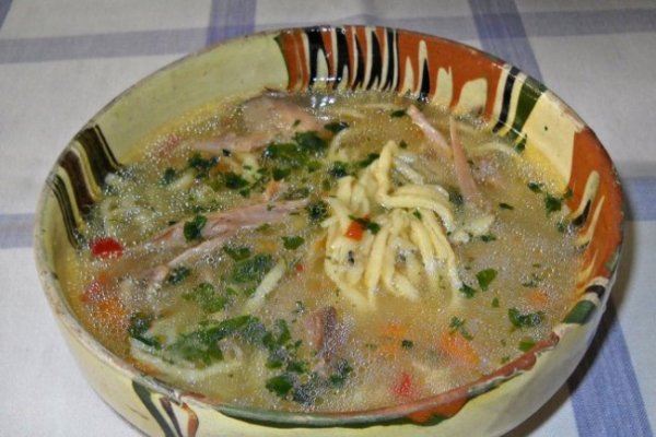 Supa de Curcan cu Taitei de Casa