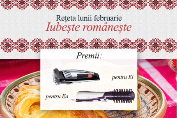 CONCURS: Reteta Lunii Februarie - Iubeste romaneste