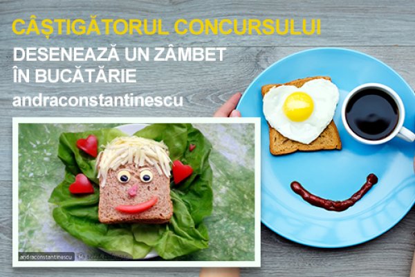 Castigatorul concursului Deseneaza un zambet in bucatarie