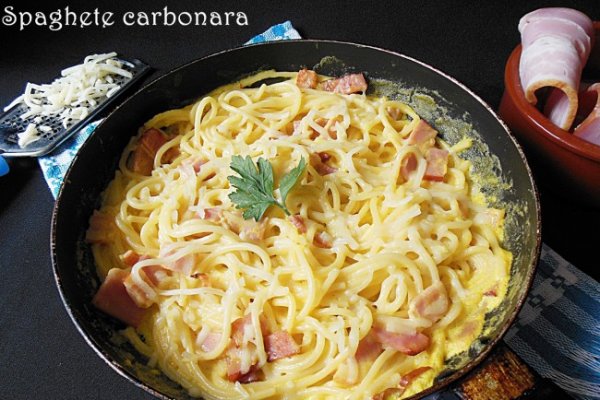 Spaghete carbonara reţetă