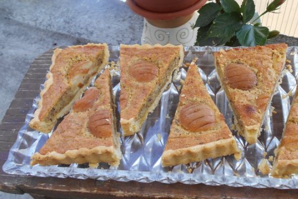 Tarta frangipane cu pere