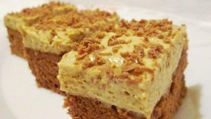 Prajitura din albusuri cu ciocolata si crema de branza cu ness