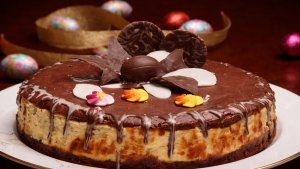 Prajitura cu branza de vaci si ananas