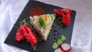 Risotto basmati cu baby crabs in ulei