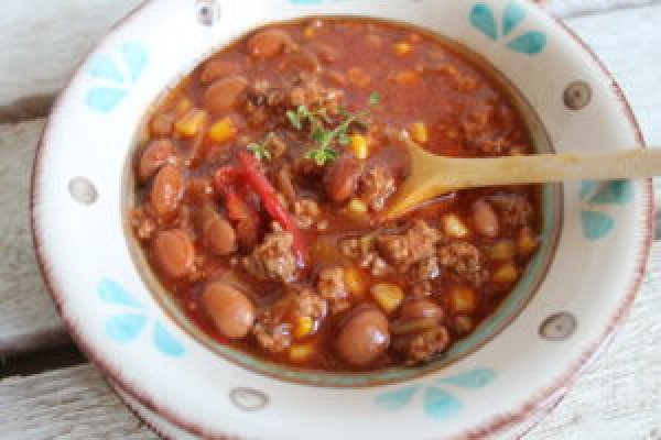 Chilli con carne la slow cooker Crock Pot