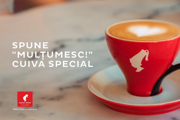 În luna iunie spune „Mulțumesc” cu o ceașcă de cafea Julius Meinl!