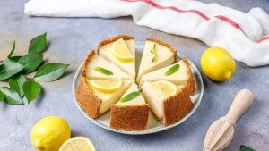 Cheesecake cu lamaie si menta