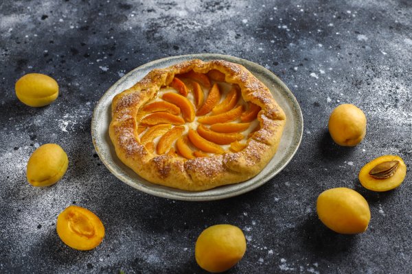Galette rustica cu caise - prajitura taraneasca si simpla