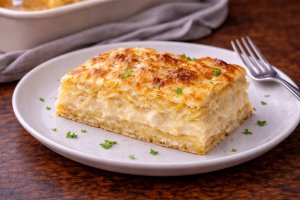 Cartofi gratinati la cuptor - un preparat simplu si satios