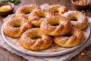 Covrigi polonezi dulci (insiropati)