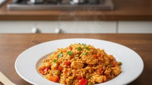 Pilaf sârbesc cu pui și legume - o mâncare completă și echilibrată