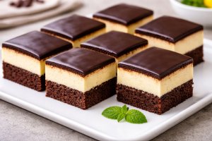 Prăjitură Duo – desert fin cu două straturi delicioase