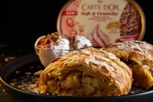 Ștrudel cu mere și înghețată Carte d'Or - Rețeta rapidă și delicioasă